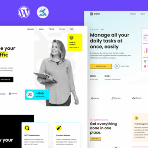 Canvi - gutenbeg WordPress theme for agencies, SaaS and mobile apps
