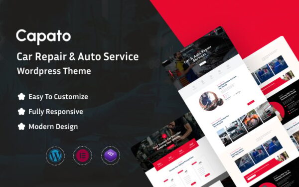 Capato - Car Repair & Auto Services WordPress Theme - Image 1