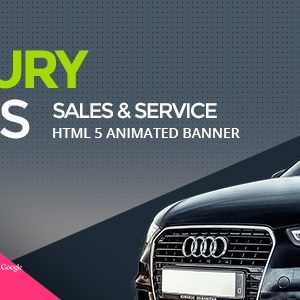 Car Sales and Service - HTML Animated Banner 02