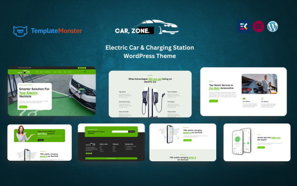 Car Zone - Electric Vehicle & Charging Station WordPress Theme - Image 1
