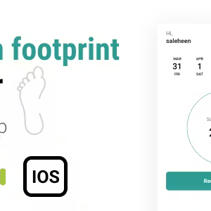 Carbon footprint tracker flutter app - android ios
