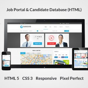 CAREERS - Job Portal & Candidate Database (HTML)