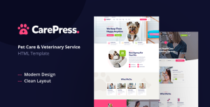 Carepress pet care veterinary shop html template v10 gplpixel.png
