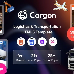 Cargon - Logistics, Cargo & Transportation HTML Template