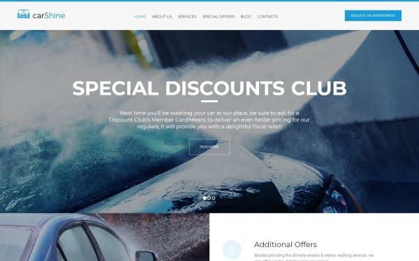 CarShine - Car Wash WordPress Theme - Image 1