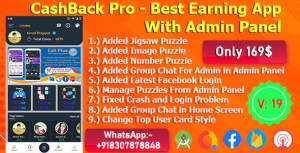 Cashback pro the best earning app code codermarket.png