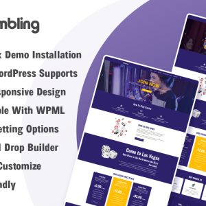Casino and Gambling WordPress Theme