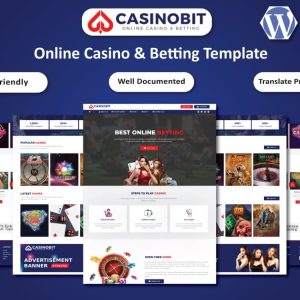 Casino Bit - Online Casino & Betting WordPress Elementor Template