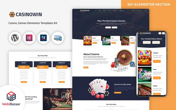 Casinowin - Casino & Gambling WordPress Template - Image 1