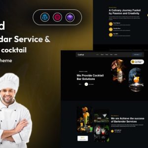 Catfod - Bartender Services & Catering Cocktail WordPress Theme