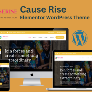 Cause Rise- Charity & Donation Elementor WordPress Theme
