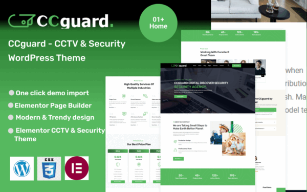ccguard - CCTV & Security WordPress Theme - Image 1