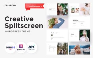 Celerony creative splitscreen wordpress elementor theme.jpg