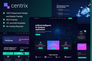 Centrix artificial intelligence technology services elementor template.jpg
