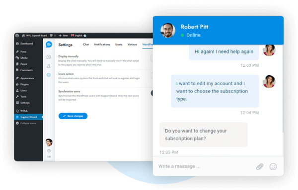 Chat - Support Board - Wordpress Chat Plugin - Image 1