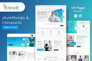 Chirolift physiotherapy chiropractic elementor template kit gplpixel.jpg
