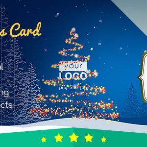 Christmas Card Magic Forest