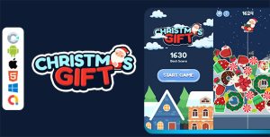 Christmas gift 2048 html5 game construct 3 gplpixel.jpg