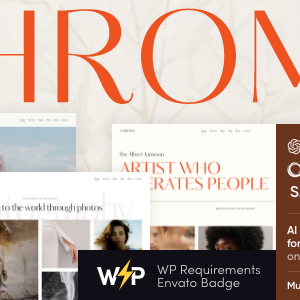 Chroma - Photography Portfolio WordPress Theme
