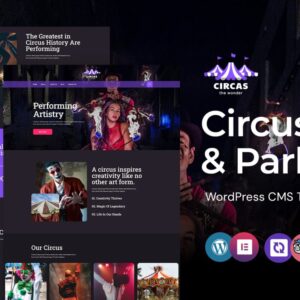Circas - Circus Show And Entertainment WordPress Elementor Theme