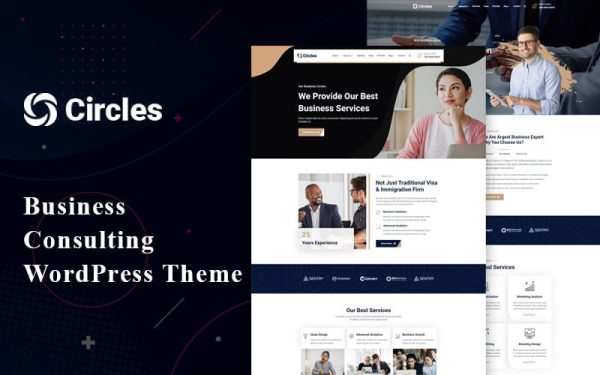Circles - Business Consulting WordPress Theme - Image 1