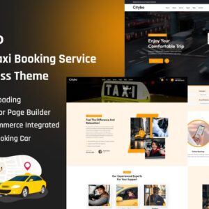 Citybo - Online Taxi Booking Service Wordpress Theme