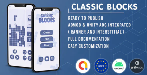 Classic blocks tetris admob gdpr unity ads codermarket.png