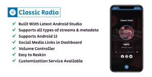 Classic radio simple and easy radio player for android codermarket.png
