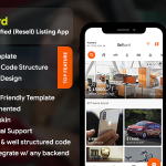 Classifieds Re-seller Android App + Buying Selling iOS App Template - HTML + Css FLUTTER 2 - Sellyard