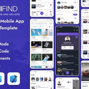 Classifind - React Native Expo Classified Mobile App Template