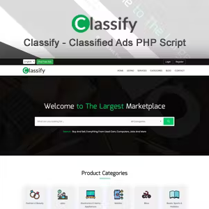 Classify - Classified Ads PHP Script