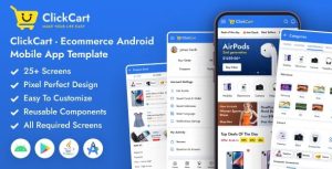 Clickcart ecommerce android mobile app template codermarket.jpg