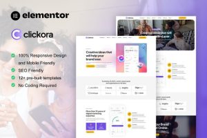 Clickora digital marketing agency elementor template kit v10 gplpixel.jpg