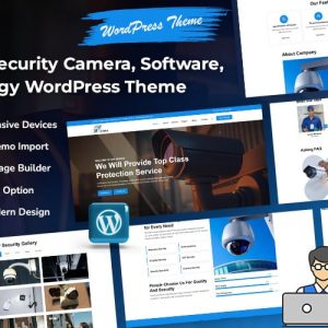Cmera - CCTV & Security Camera, Software, Website, Apps, Technology WordPress Theme
