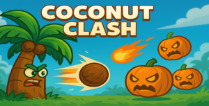 Coconut clash html5 action game with admob integration gplpixel.png