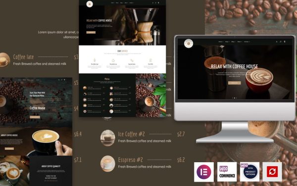 Coffee House - The Elementor Coffee WordPress Theme - Image 1