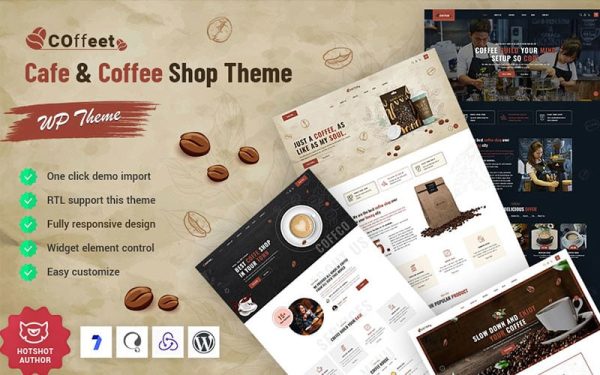 Coffeet - Cafe & Coffee Shop WordPress Theme - Image 1