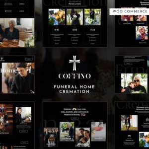 Coffino - Funeral Home Services & Cremation Elementor Pro Template Kit