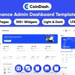 Coindash - Crypto Trading Admin Dashboard | Flutter Admin | Bank | FinPay | Finance | Digital Wallet