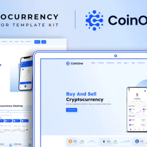 CoinOne - Cryptocurrency Elementor Template Kit