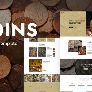 Coinx - Numismatic Museum And Rare Coins WordPress Elementor Theme