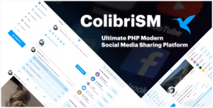 Colibrism powerful twitter like social network platform codermarket.png