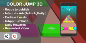 Color jump 3d unity template codermarket.png