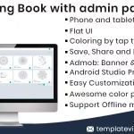 Coloring Book Android with Admin panel & Admob ready for publish