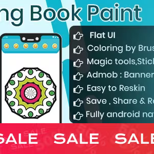 Coloring Book Paint With Admob ready for publish