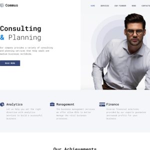 Commus - Business Multipurpose Minimal WordPress Elementor Theme