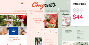 Congrats event planner party decoration wordpress theme gplpixel.png