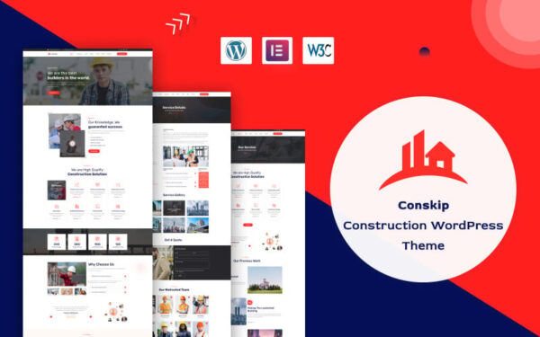 Conskip - Construction And Renovation WordPress Theme - Image 1