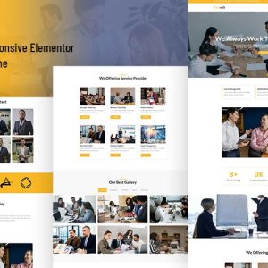 Consolt - Consulting, and Services Provider Company Responsive Elementor WordPress Theme