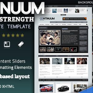Continuum - Magazine HTML Theme